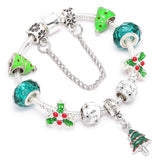 Boosbiy Dropshipping Red Leather Charm Bracelet With Seld Dangle Charms Brand Bracelet For Women Diy Christmas Gift