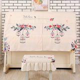 Modern Printed Piano Cover Cartoon Dust Cover Piano Half Cover Piano Decoration