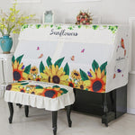 Modern Printed Piano Cover Cartoon Dust Cover Piano Half Cover Piano Decoration