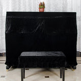 Durable With  Cover Piano Cover Macrame Dust-Proof Home Protective Anti-scratch Beautiful Soft Velvet Practical Hand Wash