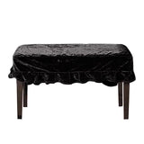 Durable With  Cover Piano Cover Macrame Dust-Proof Home Protective Anti-scratch Beautiful Soft Velvet Practical Hand Wash