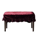Durable With  Cover Piano Cover Macrame Dust-Proof Home Protective Anti-scratch Beautiful Soft Velvet Practical Hand Wash