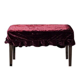 Durable With  Cover Piano Cover Macrame Dust-Proof Home Protective Anti-scratch Beautiful Soft Velvet Practical Hand Wash