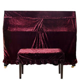 Durable Soft Velvet Decorated Piano Cover Macrame Hand Wash Practical Home With  Cover Dust-Proof Protective Anti-scratch