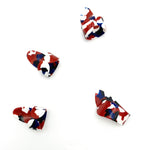 4 pcs/set 1 Thumb + 3 Finger Guitar Picks Celluloid Fingerpicks Guitar Plectrum Sheath For Acoustic Electric