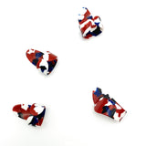 4 pcs/set 1 Thumb + 3 Finger Guitar Picks Celluloid Fingerpicks Guitar Plectrum Sheath For Acoustic Electric