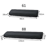 Partable Piano Covers Digital Electronic Piano Keyboard For 61/88 Key Cover Storage Bag Anti Dust Black Electronic Organ Cover