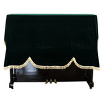 Foldable Dust Proof Anti Scratch Soft Piano Cover Washable Home Keyboard Gold Velvet Upright Vertical Protective Universal