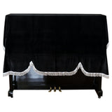 Foldable Dust Proof Anti Scratch Soft Piano Cover Washable Home Keyboard Gold Velvet Upright Vertical Protective Universal