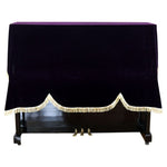 Foldable Dust Proof Anti Scratch Soft Piano Cover Washable Home Keyboard Gold Velvet Upright Vertical Protective Universal