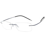 HDCRAFTER Mens Lightweight Titanium Rimless Eyeglasses Frames Prescription Optical Glasses Frame for women Frameless Frames