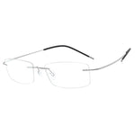 HDCRAFTER Mens Lightweight Titanium Rimless Eyeglasses Frames Prescription Optical Glasses Frame for women Frameless Frames